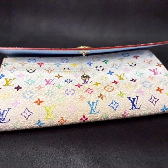 Louis Vuitton Murakami Sarah Wallet Multicolor Monogram Canvas - Picture 9 of 13